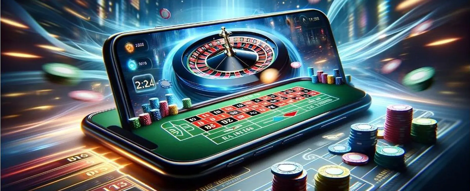 Dynamic image showcasing the Megapari betting site interface with various games and sports events